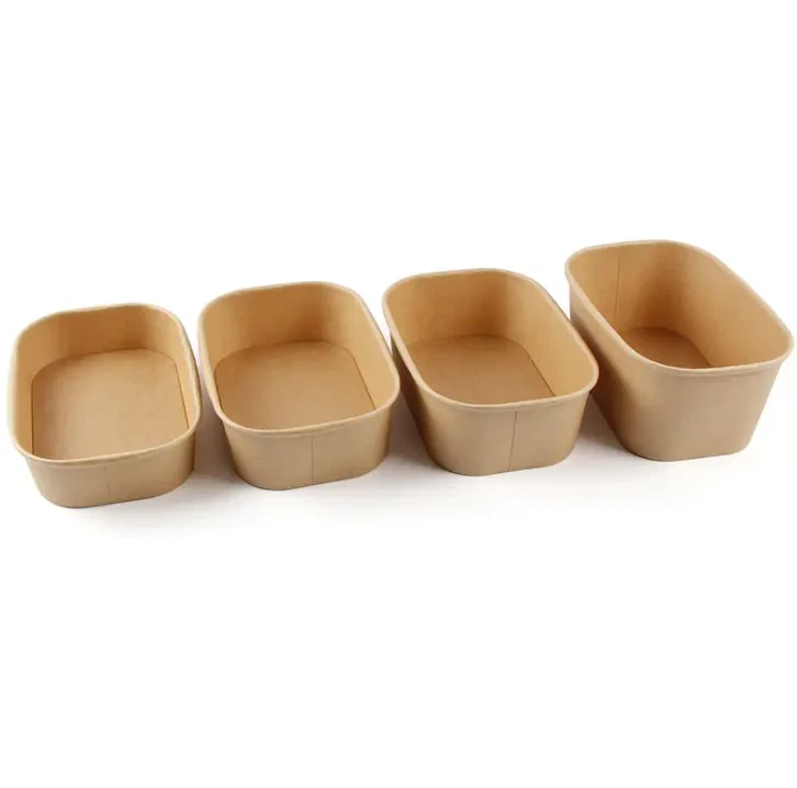 Коричневая крафт-бумажная чаша